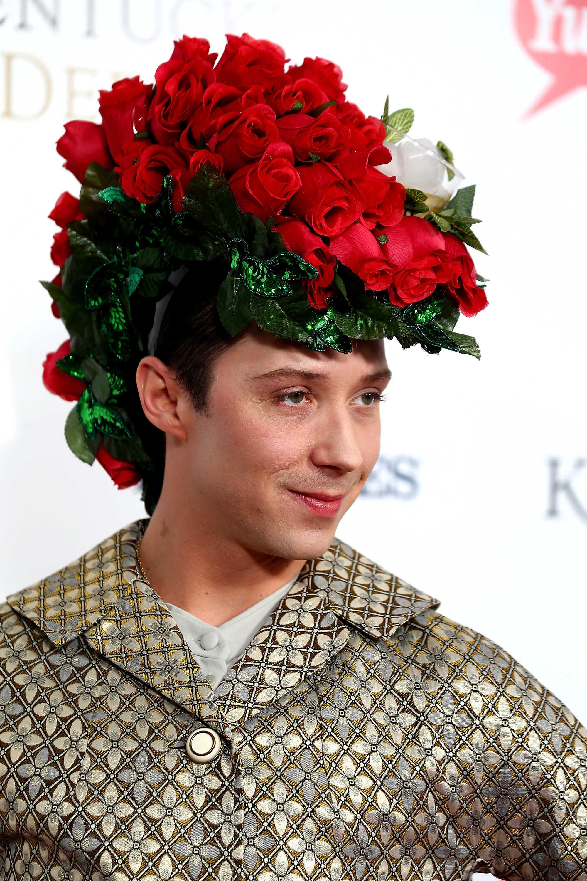 LOUISVILLE, KY - MAY 02: Johnny Weir attends the 141st Kentucky Derby at Churchill Downs on May 2, 2015 in Louisville, Kentucky. (Photo by Tasos Katopodis/Getty Images for Churchill Downs)